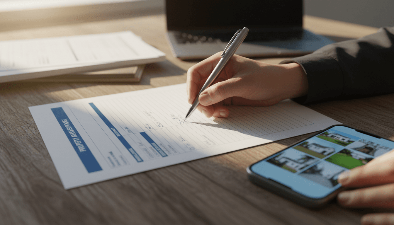 Property assessment being completed